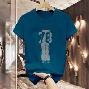 Export Quality 100% Cotton Printed T-shirt For Men