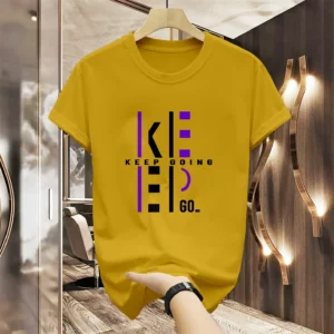 Export Quality 100% Cotton Printed T-shirt For Men